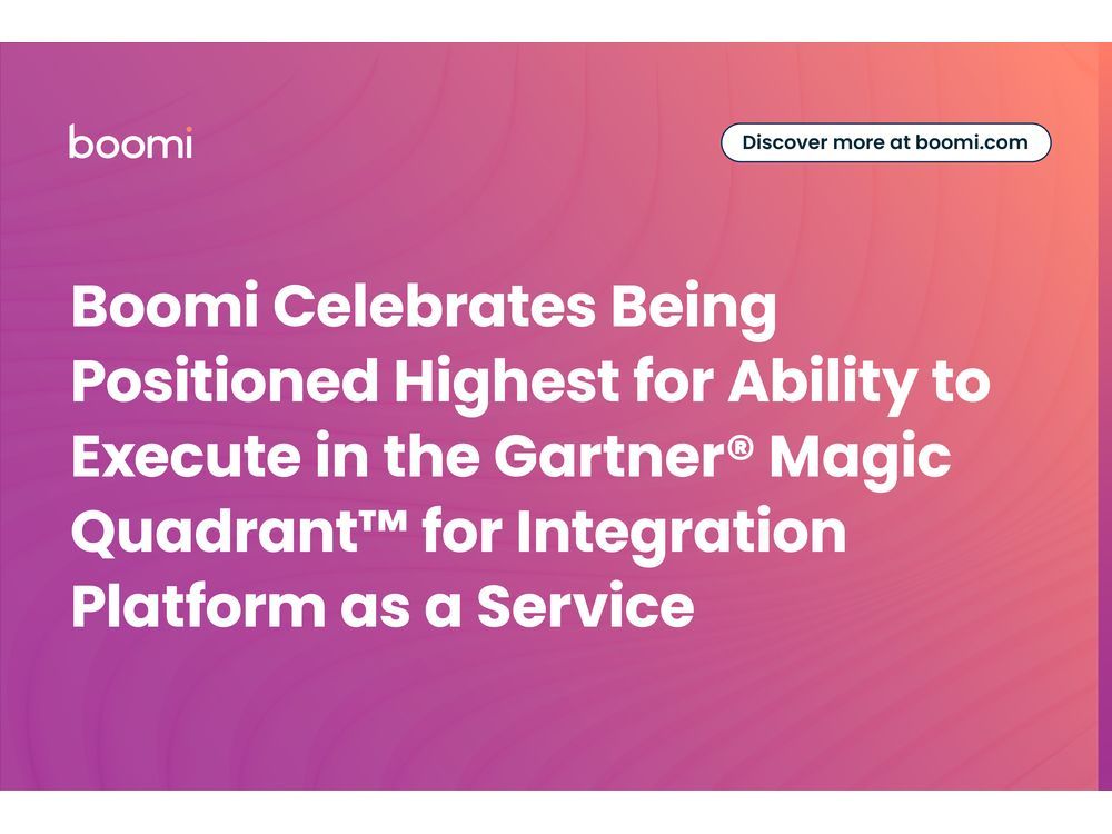Boomi Celebrates Being Positioned Highest for Ability to Execute in the