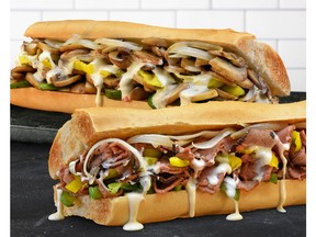 Quiznos' new Queso Philly and Mushroom Philly Subs