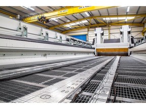 Magellan Wrexham facility's leading-edge long bed machining centre.