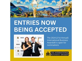 The Stevie Awards are now accepting nominations for The 21st Annual International Business Awards®, the world's premier business awards competition, attracting nominations from organizations in over 70 nations and territories each year.