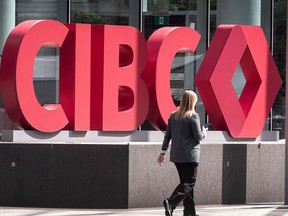 CIBC revenue rose five per cent compared with a year earlier.
