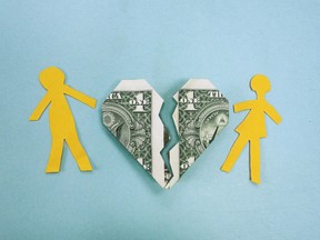 Divorce takes a toll on people's incomes, research shows.