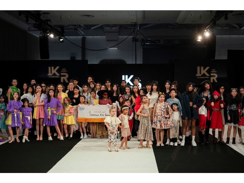 A fashion catwalk for kids at Vancouver's first International Kids Runway