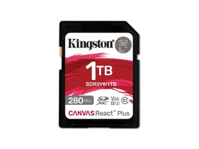 Kingston releases Canvas React V60 SD card for cost-conscious photography enthusiasts.