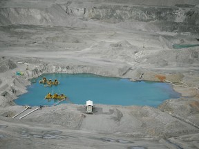 Open-pit Cobre Panama copper mine.