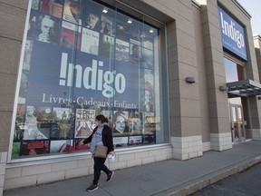 An Indigo Books & Music Inc. bookstore in Laval, Que.