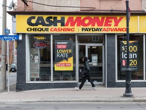 A payday loan business in Ottawa.