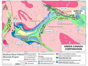 Figure 1: Muskrat Dam Critical Minerals Project
