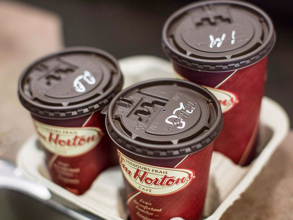 Tim Hortons parent doubles earnings on stronger sales