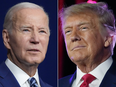 Joe Biden and Donald Trump