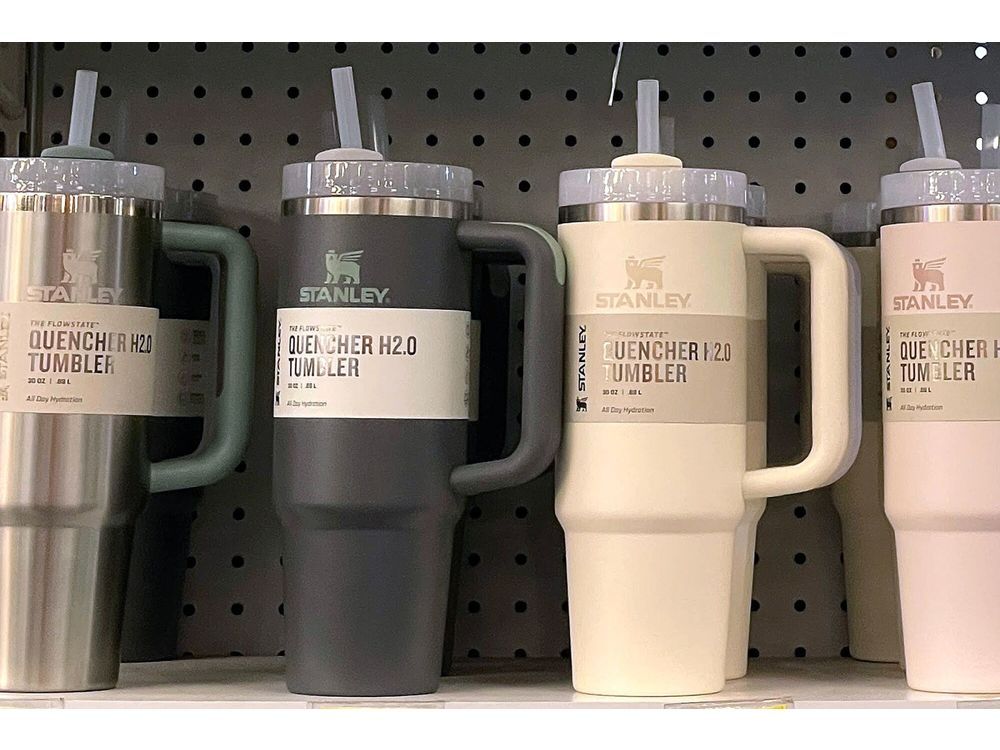How green are those Stanley tumblers that everyone wants thanks to TikTok?