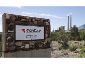 A PacifiCorp power plant outside Huntington, Utah.