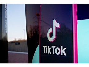A TikTok advertisement at a Metro station in Arlington, Virginia, US, on Thursday, March 30, 2023. TikTok's chief executive appearance in Congress last week did little to calm the bipartisan fury directed at the viral video-sharing service. Photographer: Andrew Harrer/Bloomberg