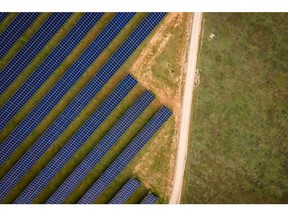 Ba-Ca Hybrid wind-solar plant in Vallejera, Burgos, Spain on Wednesday, Feb. 15, 2024.
