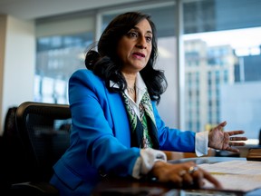 Treasury Board President Anita Anand says she'll be holding more meeting with business leaders across Canada to canvass ideas to remove barriers to Canada-U.S. trade.