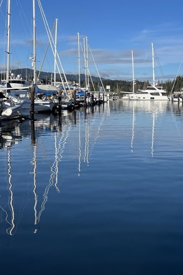 Van Isle Marina, in Sidney B.C., current home to Matt and Martina Campbell, and a handful of other permanent liveaboard residents.