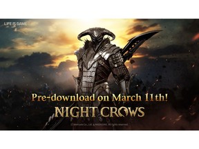 Wemade's global version of 'NIGHT CROWS' opens pre-download on March 11th