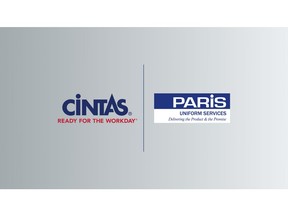 Cintas Corporation has acquired Paris Uniform Services, a Pennsylvania-based, family-owned supplier of uniform and facility services.