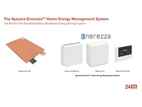 24M and Kyocera are the recipients of the Electrochemical Society of Japan's 2024 Technology Award (Tanahashi Award) for the practical application and commercialization of the 24M SemiSolid™ (clay-type) lithium-ion battery cell in the Enerezza™ energy storage system.
