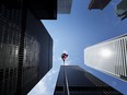 Bank towers in Toronto's financial district.