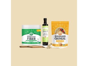 Featuring the New BioActive Fiber, Hemp Culinary Oil, and Original Superseed Oatmeal from the new collection.