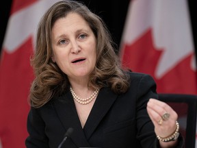 Deputy Prime Minister and Minister of Finance Chrystia Freeland said Monday that the federal budget will be presented on April 16.