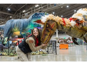 Learn how to train a dinosaur with Safari Sarah and Jojo the Utahraptor at the Jurassic Quest Raptor Experience