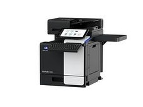 Konica Minolta's bizhub C4051i compact colour multifunctional printer features a robust engine, a quad-core Central Processing Unit with 5 GB of memory and a 256 GB SSD, enabling lightning-fast responses and top-notch performance.