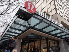 Lululemon Athletica Inc. said visits to stores in the United States slowed at the beginning of the year.