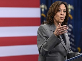 Vice President Kamala Harris delivers a speech on healthcare at an event in Raleigh, N.C., Tuesday, March 26, 2024.