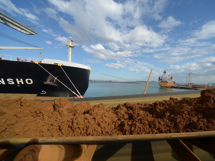  Nickel ore being unloaded in Australia. Canada Nickel CEO Mark Selby predicts nickel prices may ramp up by the end of 2024.