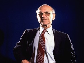 Milton Friedman, who won the 1976 Nobel Prize for economics.