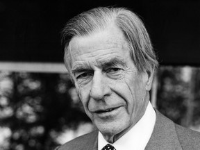 Economist John Kenneth Galbraith, 1978.