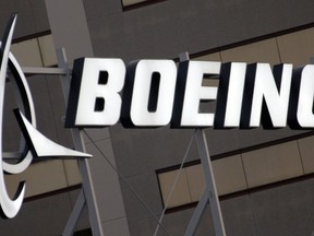 FILE - The Boeing logo is seen, Jan. 25, 2011, on the property in El Segundo, Calif. A Boeing 737-800 was found to have a missing panel after a United Airlines flight arrived at its destination in southern Oregon on Friday, March 15, 2024, airport officials said.