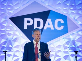 Rio Tinto Ltd chief executive Jacob Stausholm was the keynote speaker at the PDAC mining convention in Toronto, Sunday.