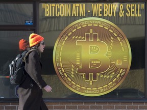 From claims of its potential to protect against inflation to ushering in a new era of decentralization, cryptocurrency has been hailed by enthusiasts from all walks of life as the future of investing. A sign advertises a Bitcoin ATM at a shop in Halifax on Wednesday, February 4, 2020.