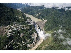 The Hidroituango hydroelectric dam in Ituango, Colombia, on Thursday, Oct. 13, 2022.