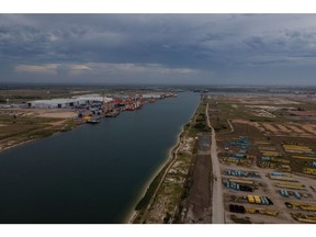 The Port of Acu in Sao Joao Da Barra, Rio de Janeiro, Brazil.