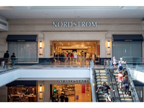 AUSTIN, TEXAS - MARCH 03: Shoppers walk into a Nordstrom department store at the Barton Creek Square shopping center on March 03, 2023 in Austin, Texas. Nordstrom earnings reported lower sales profits this past fiscal fourth-quarter.