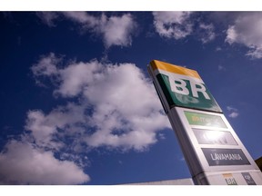 A Petrobras gas station in Sao Paulo, Brazil, on Tuesday, May 16, 2023. Brazilian oil producer Petroleo Brasileiro SA announced changes to how it sets fuel prices in an effort to help control inflation. Photographer: Victor Moriyama/Bloomberg