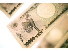 Yen banknotes. Photographer: Shoko Takayasu/Bloomberg