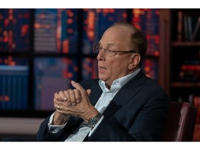 Larry Fink, chairman and chief executive officer of BlackRock Inc.
