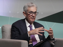 Federal Reserve Board chair Jerome Powell speaks at the Business, Government and Society Forum at Stanford University in Stanford, Calif., Wednesday, April 3, 2024.