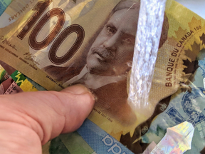 $100 Canadian bill