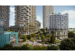 Brentwood Block is an 8-acre, pedestrian-focused masterplan that will bring 3,500 carbon-free homes to Metro Vancouver next to rapid transit.