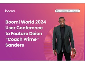 Boomi World 2024 User Conference to Feature Deion "Coach Prime" Sanders