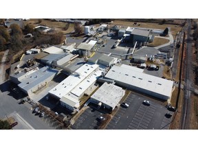 A picture of the Lubrizol manufacturing facility in Gastonia, North Carolina. The planned enhancements significantly upgrade production capacity of the site's acrylic emulsion technologies.