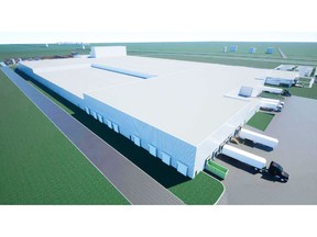 Conceptual image of initial facility