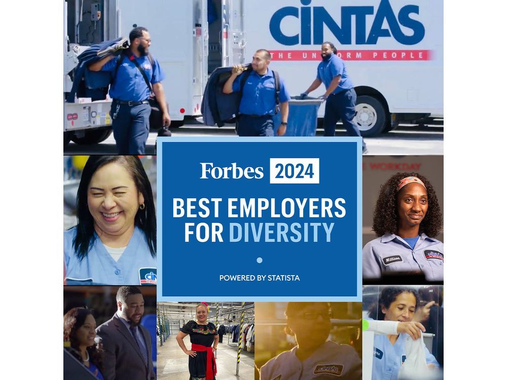 Forbes Recognizes Cintas as One of the Best Employers for Diversity