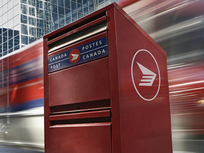 Canada Post mail box